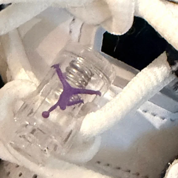 Jordan B'Loyal White and Purple Sneakers - Picture 5 of 16